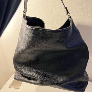 Genuine leather Gigi New York black tote bag